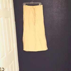 Plus size linen skirt